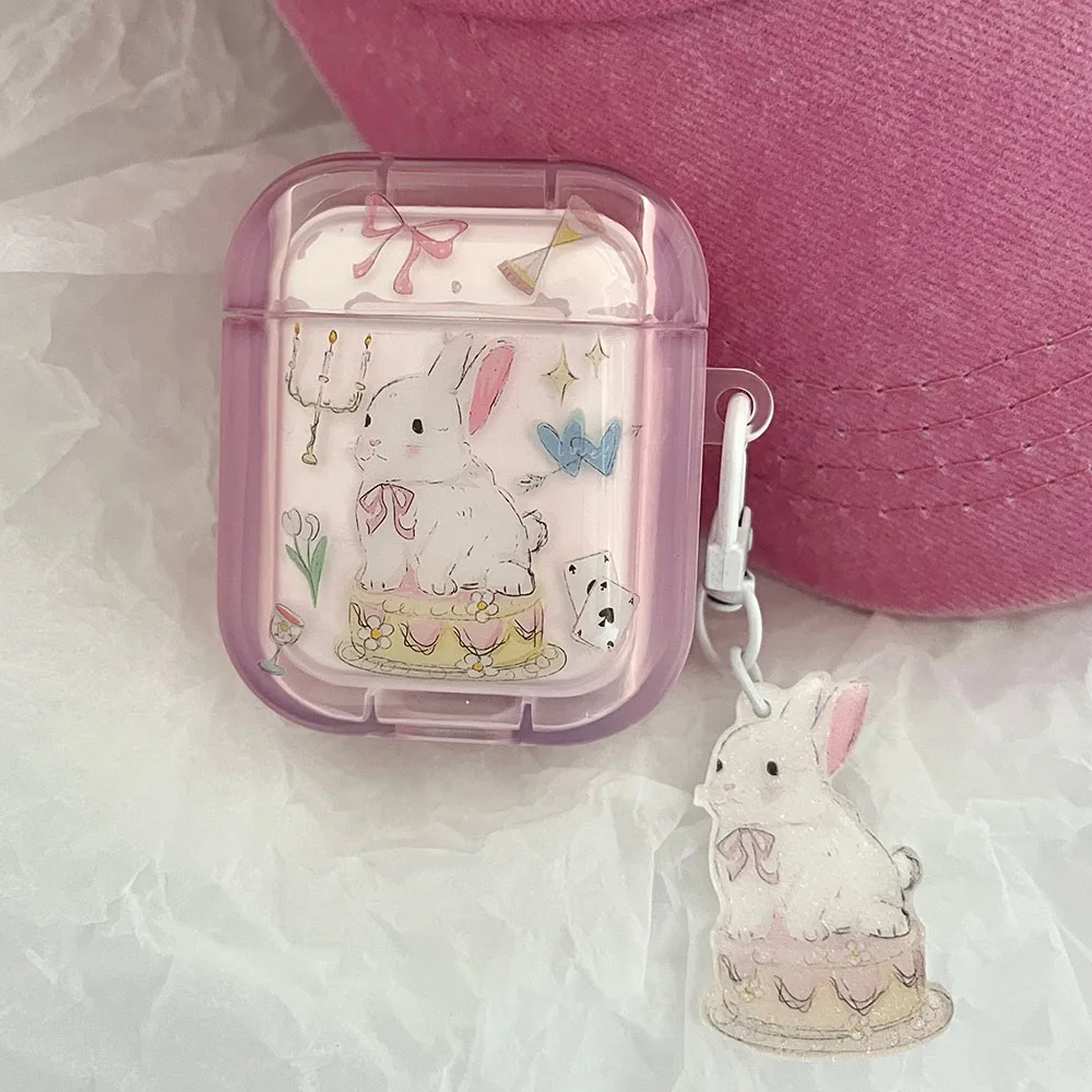 Cake Bunny AirPods Charger Case Cover