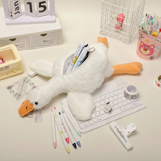 Cutie Goose Plush Pencil Case