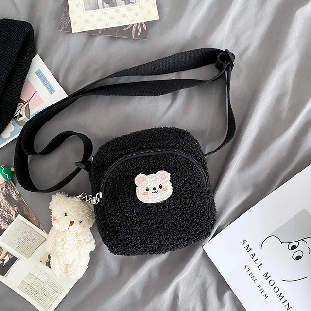 Smiling Teddy Bear Mini Bag (4 Colours)