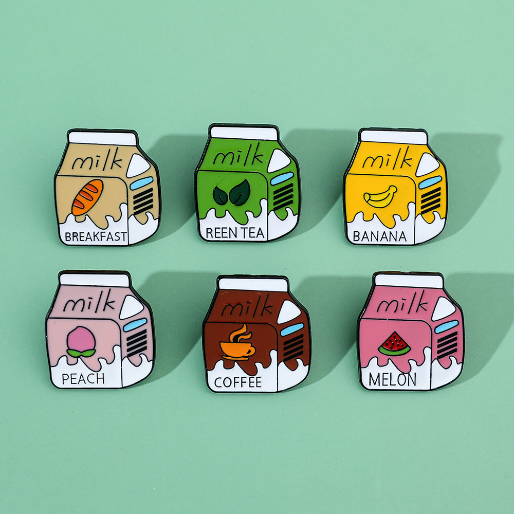 Flavoured Milk Enamel Pin (6 Designs)