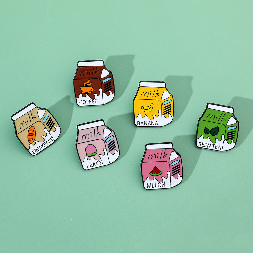 Flavoured Milk Enamel Pin (6 Designs)