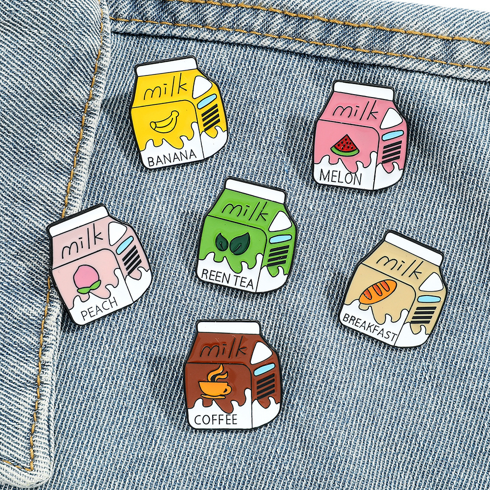 Flavoured Milk Enamel Pin (6 Designs)