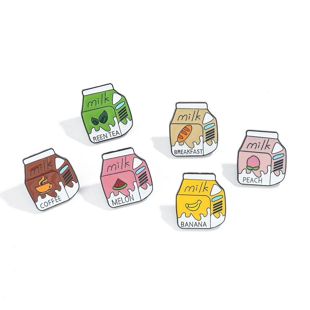 Flavoured Milk Enamel Pin (6 Designs)