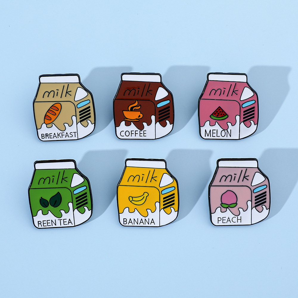 Flavoured Milk Enamel Pin (6 Designs)