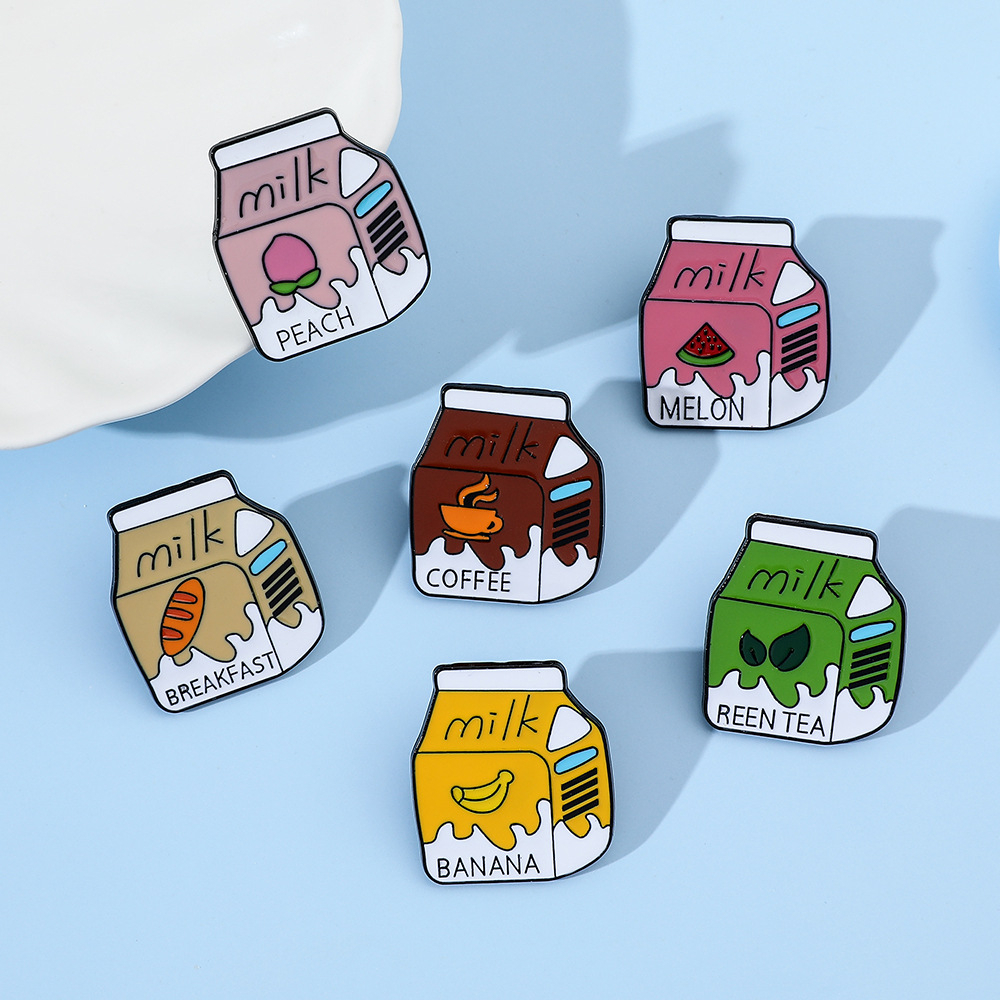 Flavoured Milk Enamel Pin (6 Designs)