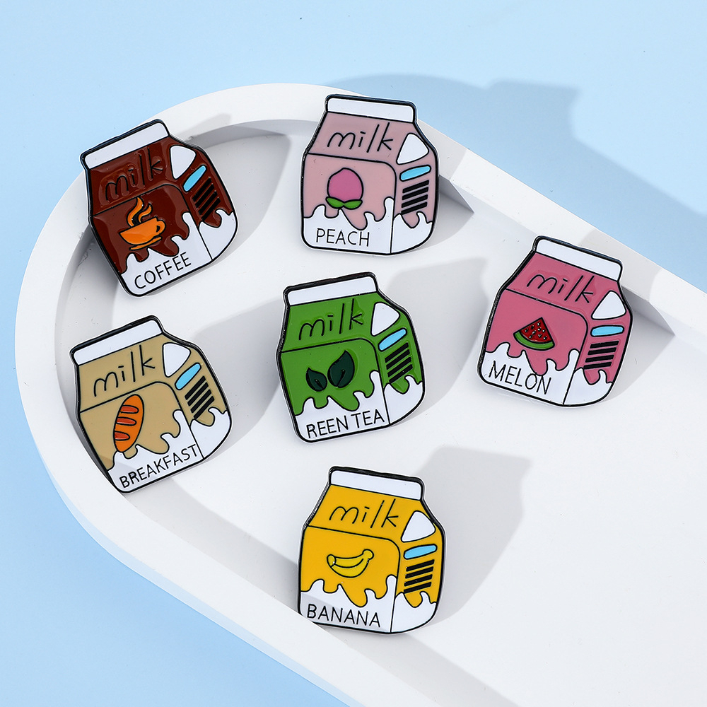 Flavoured Milk Enamel Pin (6 Designs)