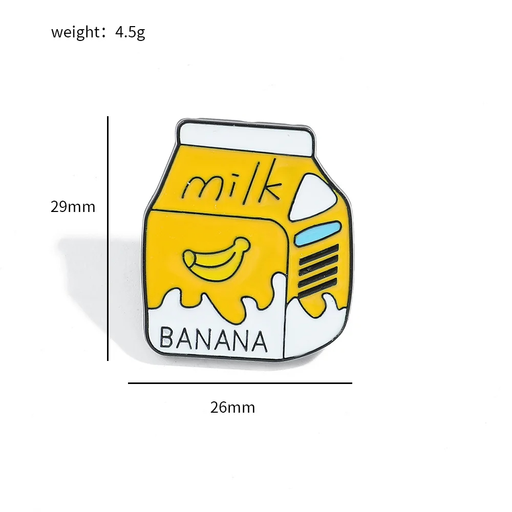 Flavoured Milk Enamel Pin (6 Designs)