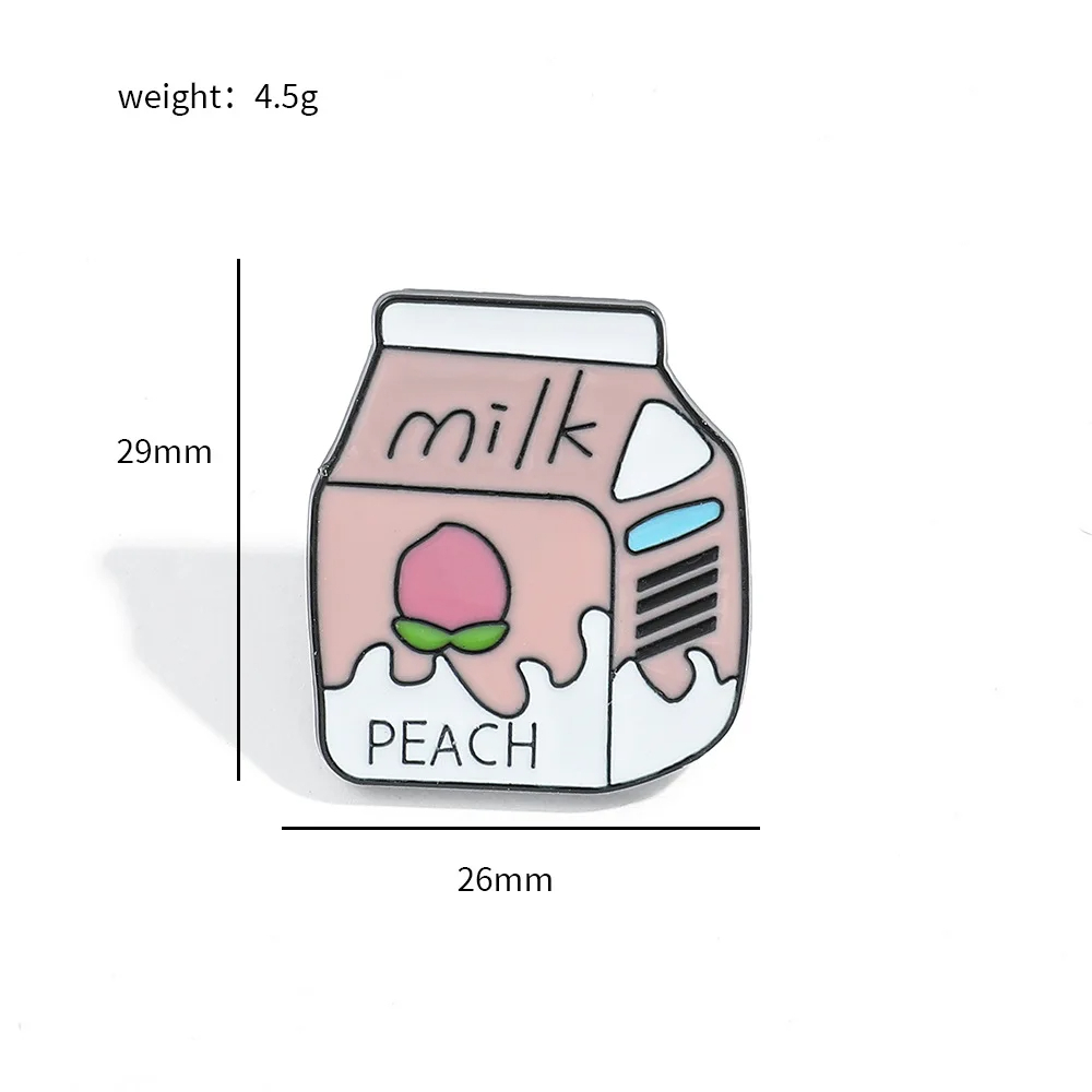 Flavoured Milk Enamel Pin (6 Designs)