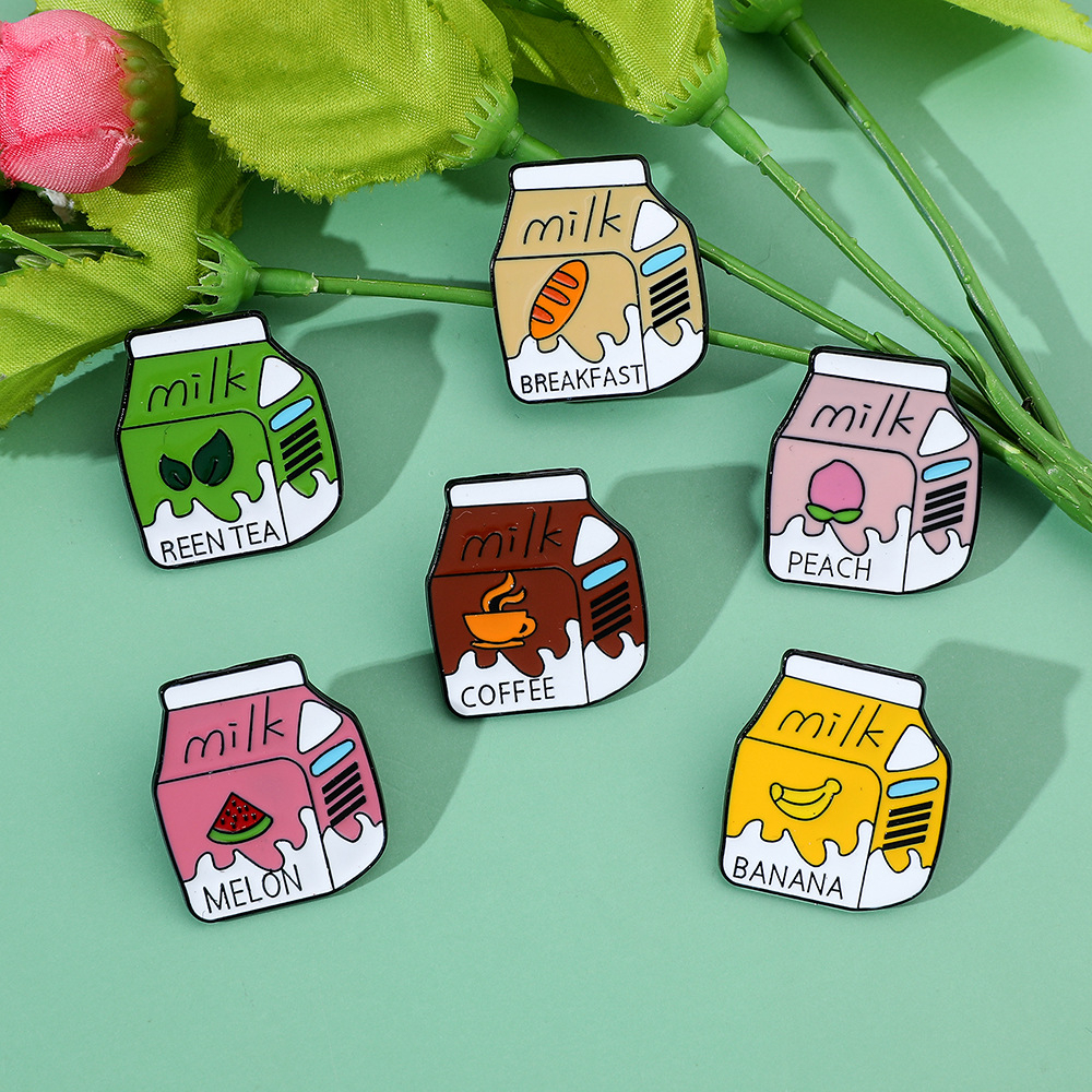 Flavoured Milk Enamel Pin (6 Designs)