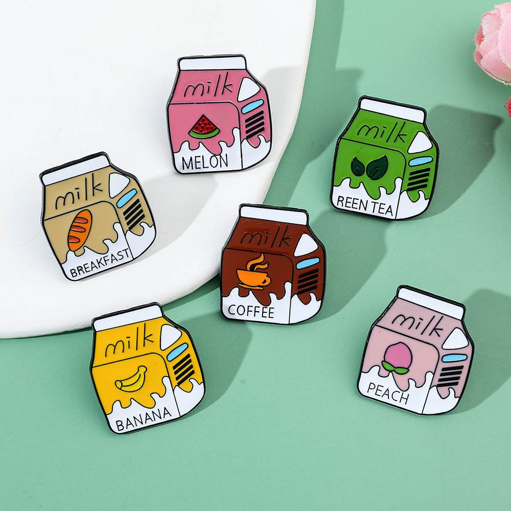 Flavoured Milk Enamel Pin (6 Designs)