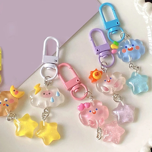 Glow in the Dark Cloud Character Clip on Charm (5 Designs)