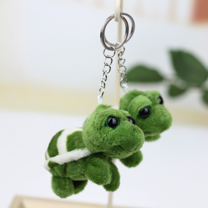 Plush Turtle Keychain