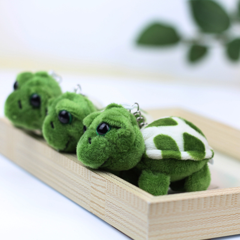 Plush Turtle Keychain