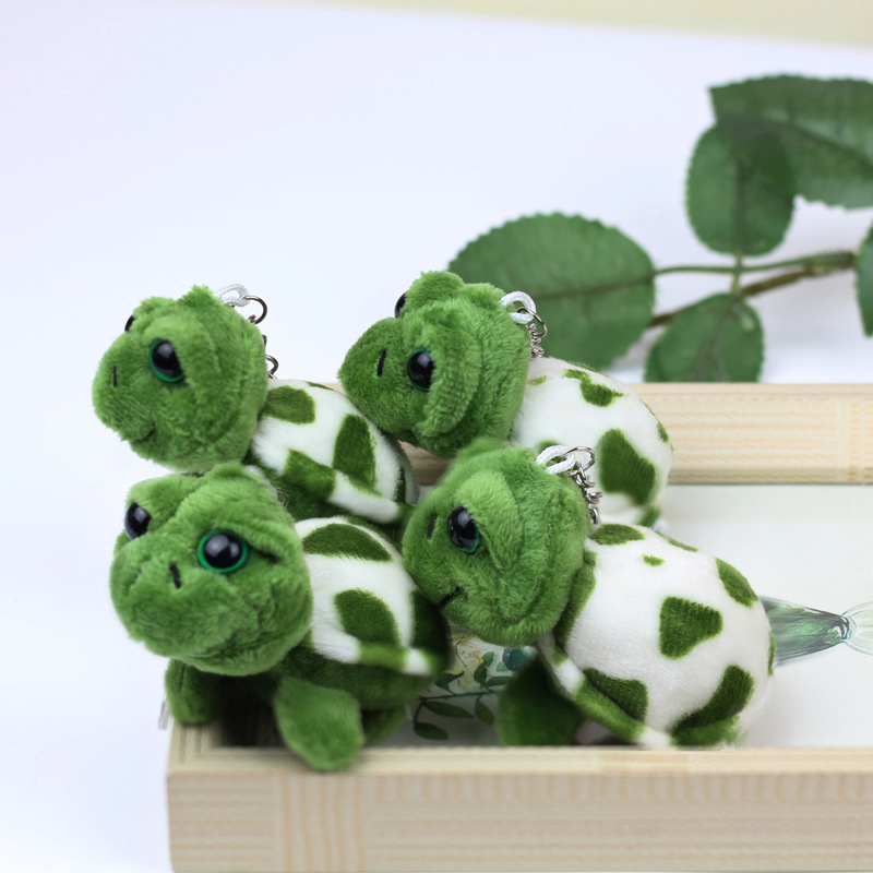 Plush Turtle Keychain