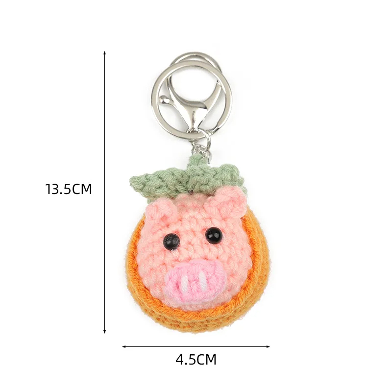 Kawaii Crochet Character Keychain (210Designs)