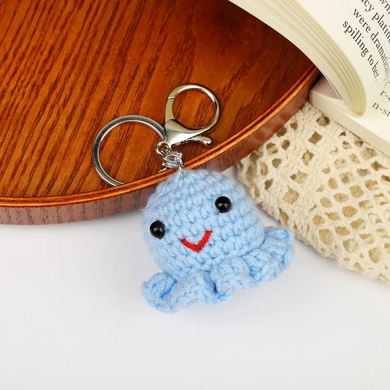 Kawaii Crochet Character Keychain (210Designs)