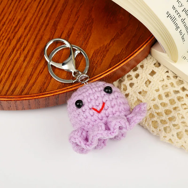 Kawaii Crochet Character Keychain (210Designs)