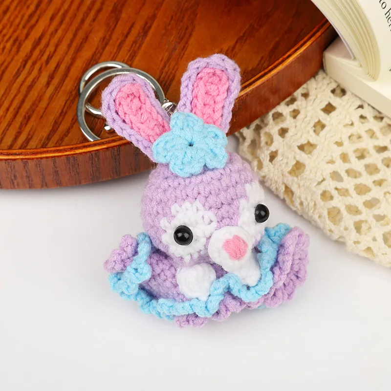 Kawaii Crochet Character Keychain (210Designs)