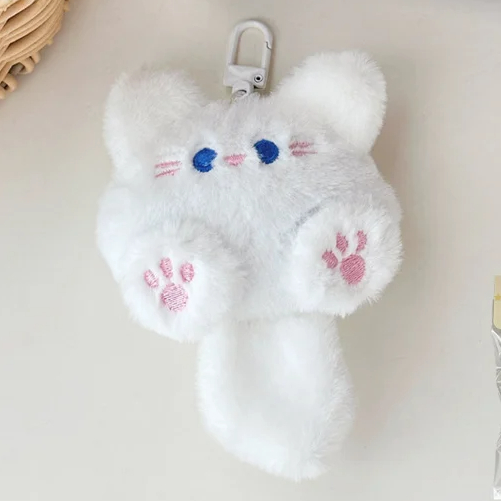 Plush Cat Character Clip On Charm (4 Colours)