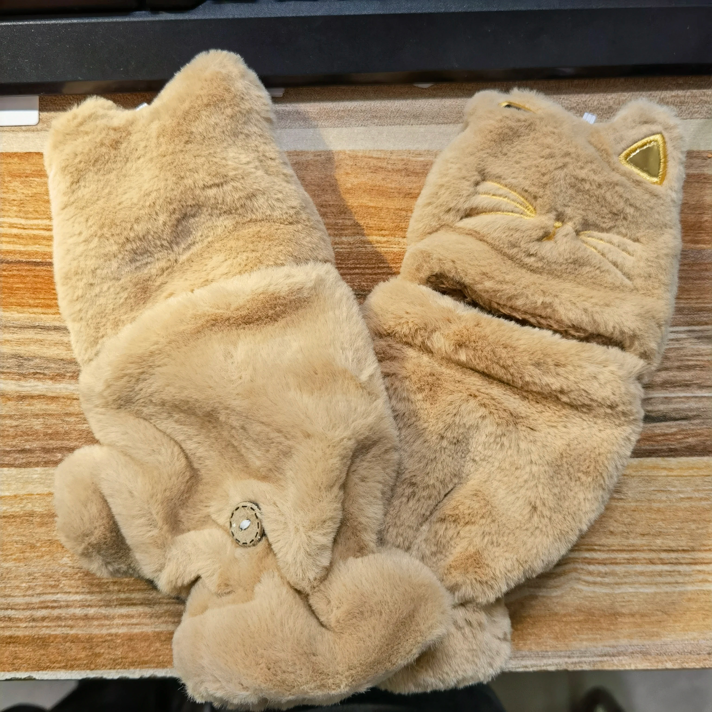 Fluffy Kitty Cat Gloves (5 Colours)