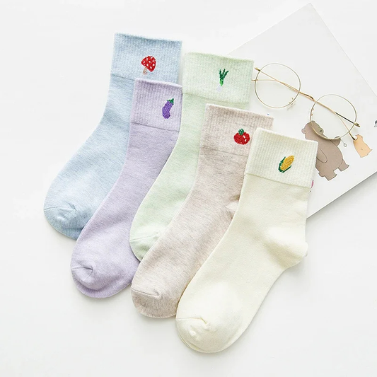 Soup Veg Crew Socks (5 Designs)