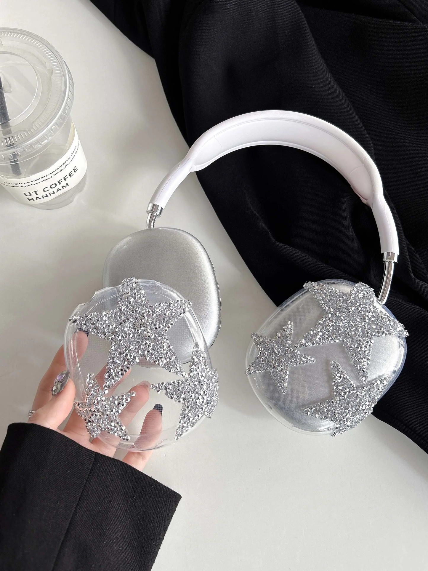 Sparkle Stars Headphone Covers