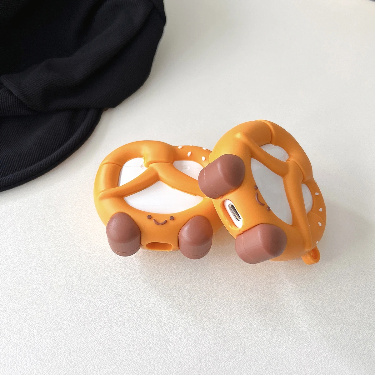 Pretzel Character AirPods Charger Case Cover