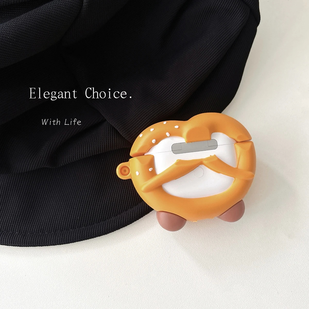 Pretzel Character AirPods Charger Case Cover