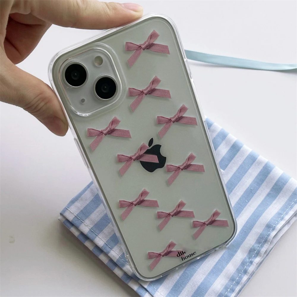 Pink Bows iPhone Case