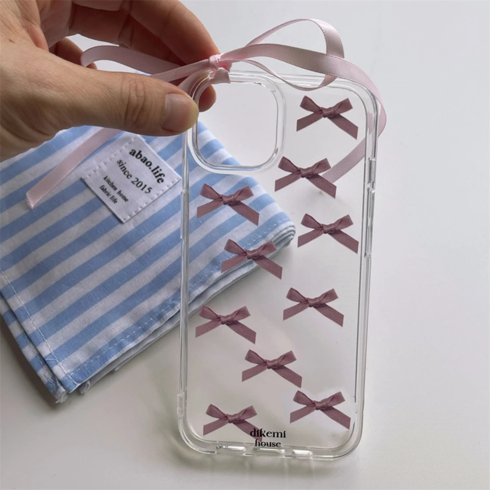 Pink Bows iPhone Case