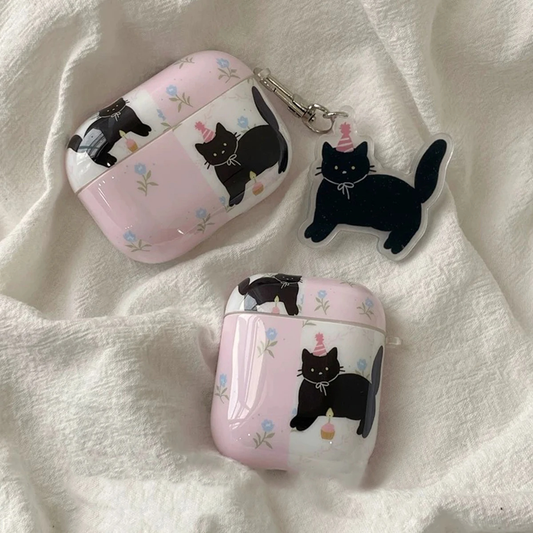 Party Cats AirPods Charger Case Cover