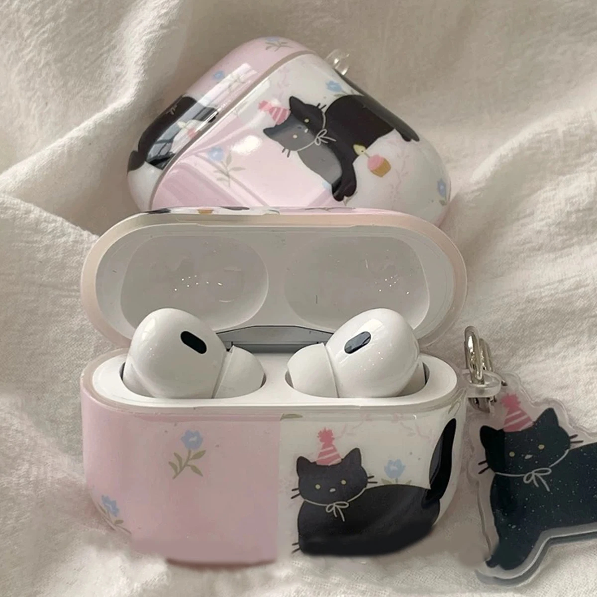 Party Cats AirPods Charger Case Cover