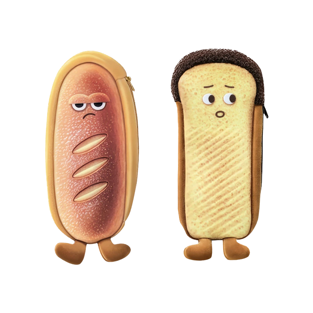 Bread Character Pencil Case (3 Designs)