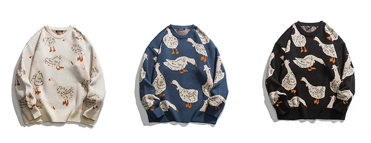 Goose Gathering Knit Jumper (3 Colours)