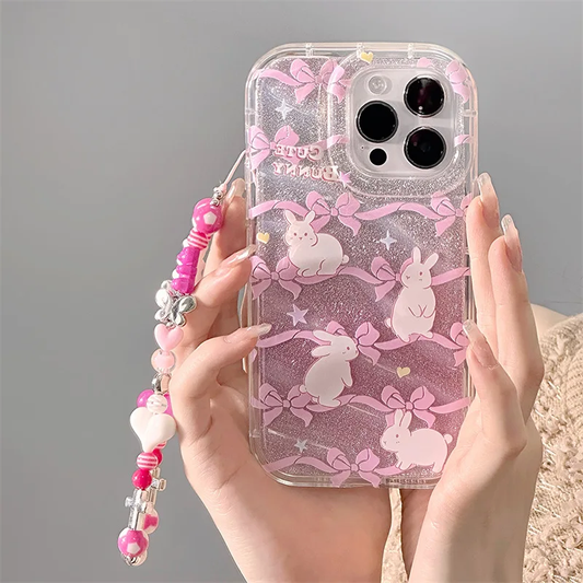 Ribbon Bunnies iPhone Case