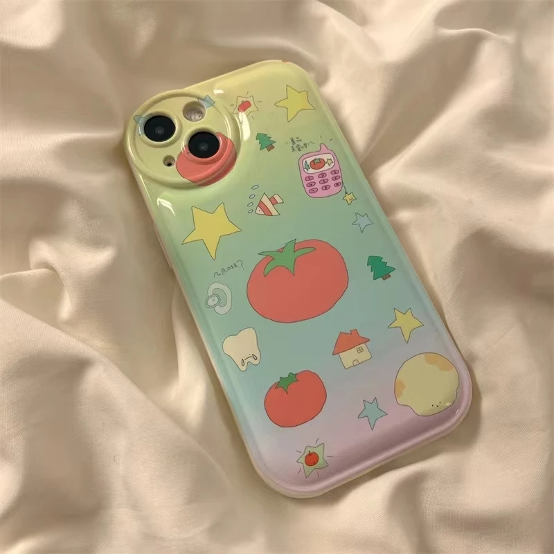 Tomato Doodles iPhone Case