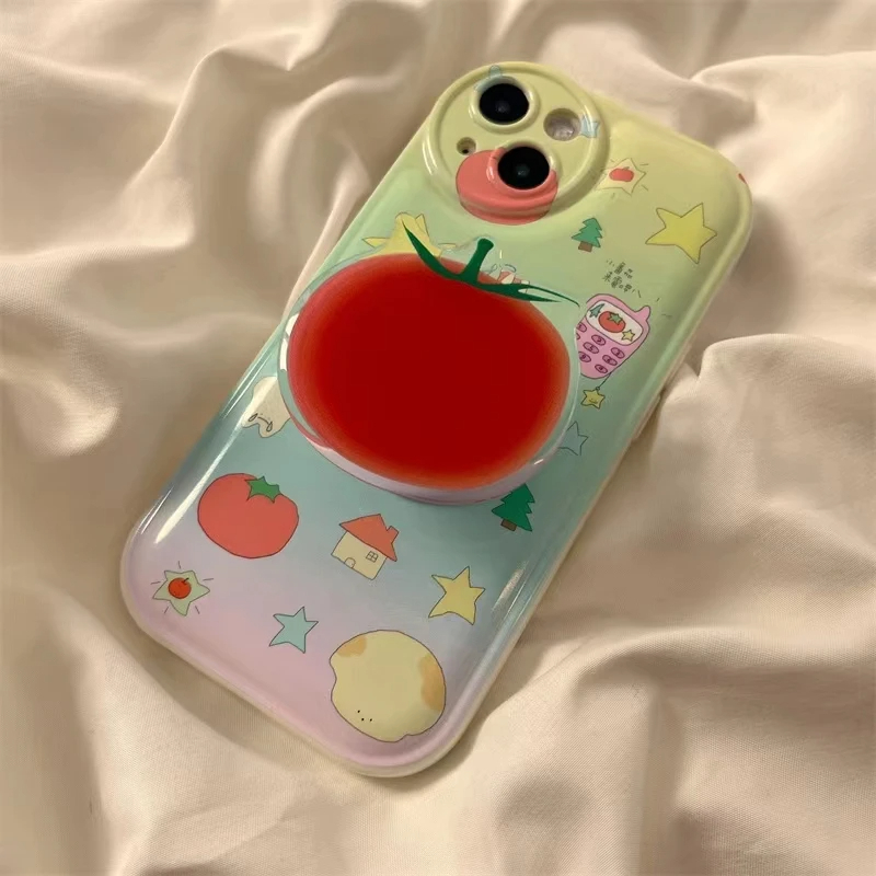 Tomato Doodles iPhone Case