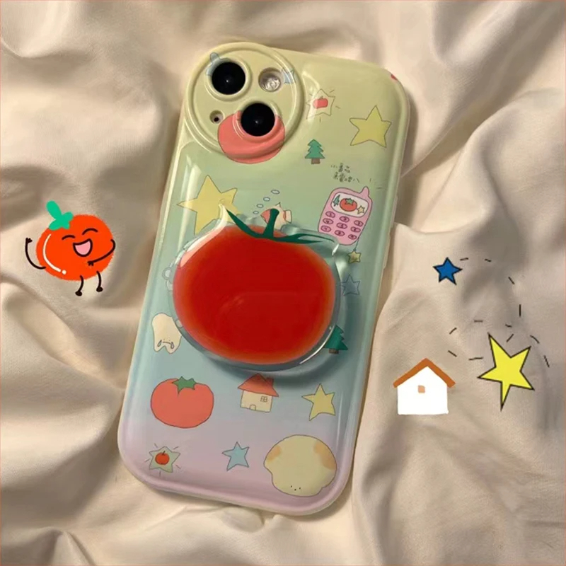 Tomato Doodles iPhone Case