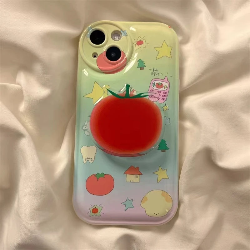 Tomato Doodles iPhone Case