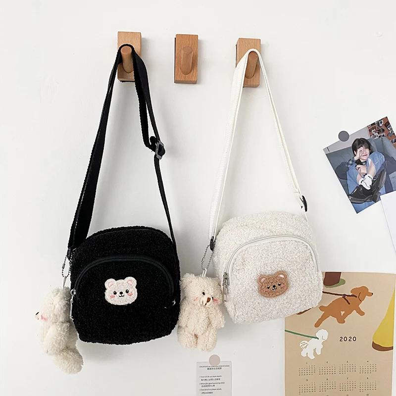 Smiling Teddy Bear Mini Bag (4 Colours)