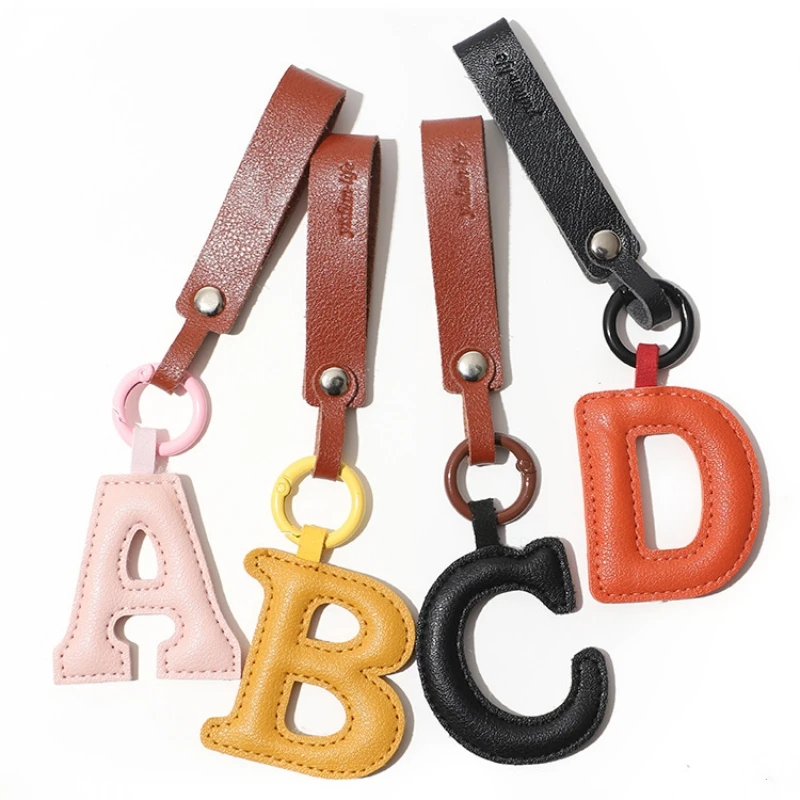 Puffy Letter Initial Bag Charm (26 Designs)