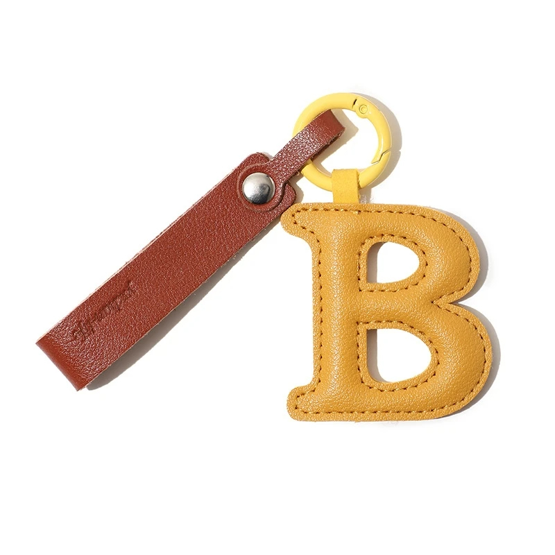 Puffy Letter Initial Bag Charm (26 Designs)