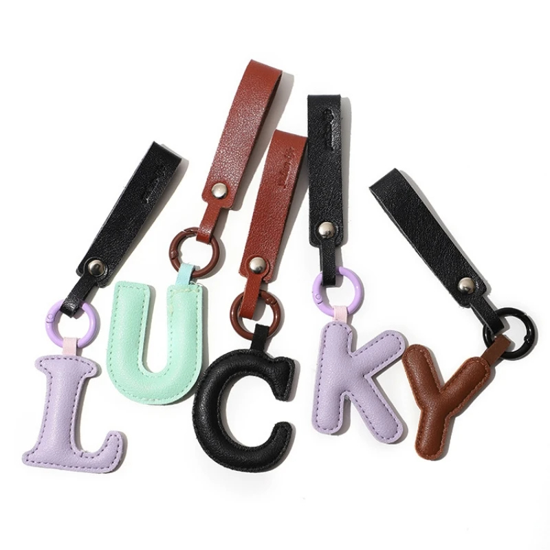 Puffy Letter Initial Bag Charm (26 Designs)