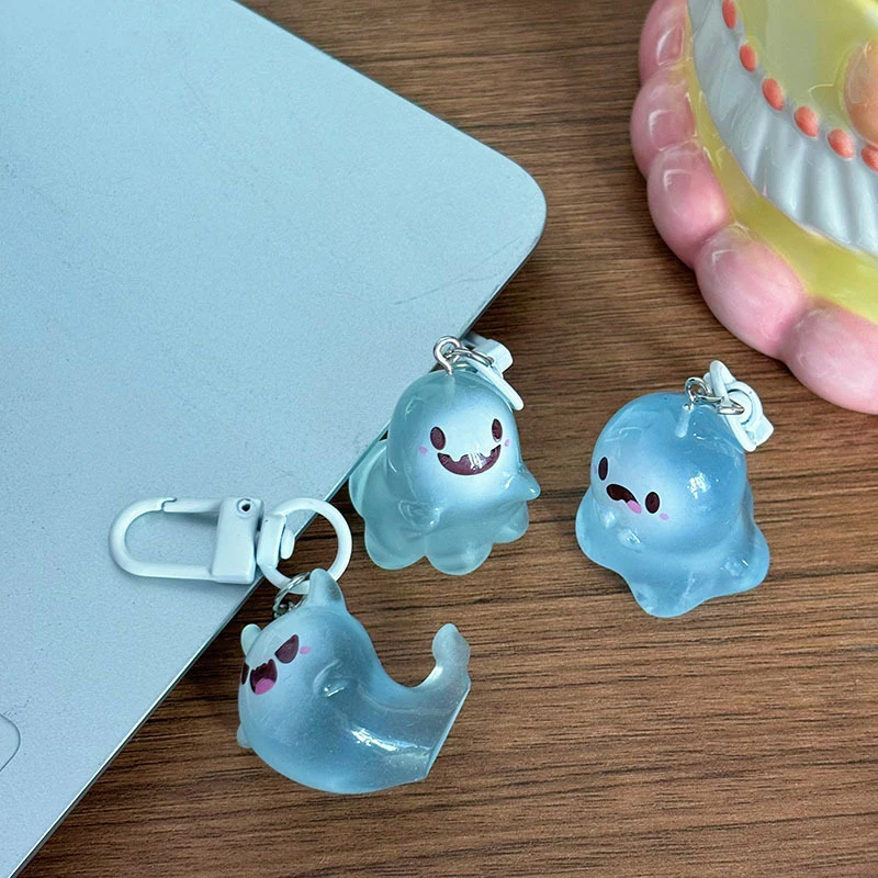 Glow in the Dark Ghost Character Clip on Charms (6 Designs)