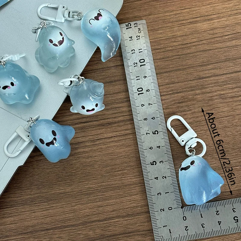 Glow in the Dark Ghost Character Clip on Charms (6 Designs)