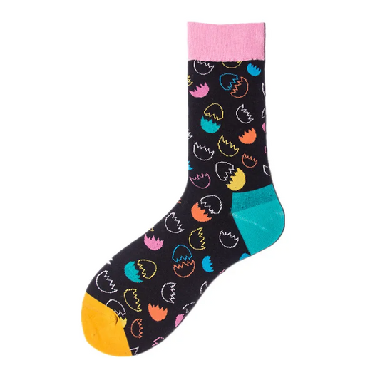 Cracked Eggs Crew Socks