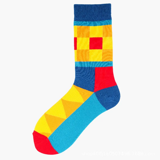 Colourblock Crew Socks