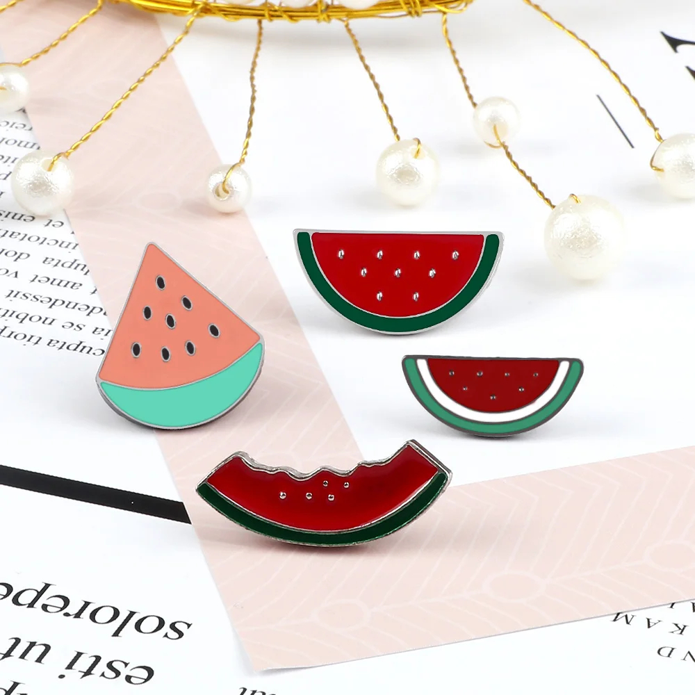 Watermelon Enamel Pin (4 Designs)