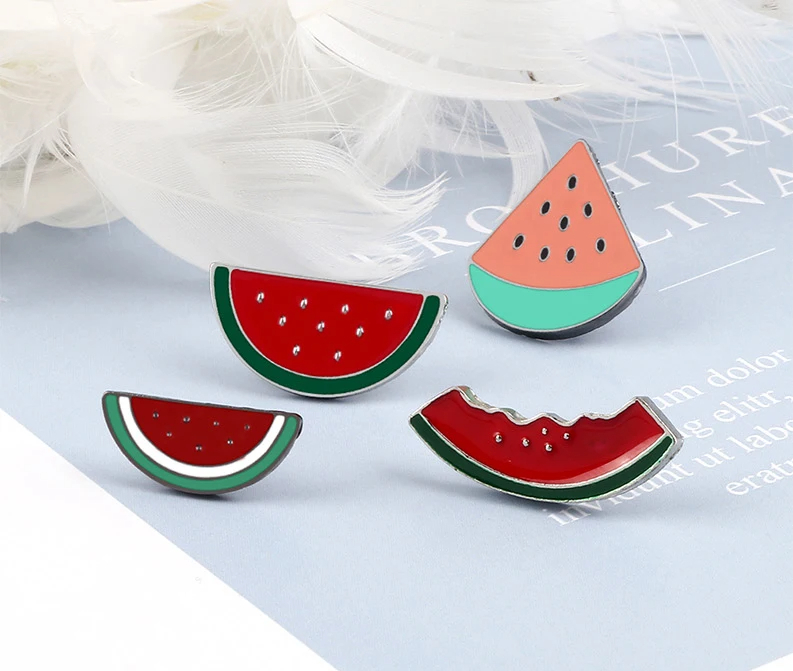 Watermelon Enamel Pin (4 Designs)