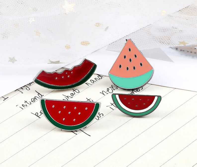 Watermelon Enamel Pin (4 Designs)